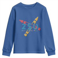 250 Years of Eating Crayons Youth Sweatshirt Funny Military Crayon Joke Veterans Marines - Wonder Print Shop