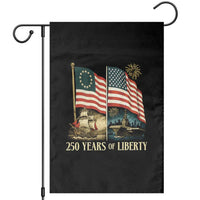 250 Years of Liberty Garden Flag US 250th Anniversary Semiquincentennial 2026 Patriotic - Wonder Print Shop