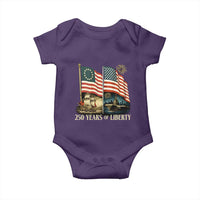 250 Years of Liberty Baby Onesie US 250th Anniversary Semiquincentennial 2026 Patriotic - Wonder Print Shop
