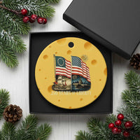 250 Years of Liberty Ceramic Ornament US 250th Anniversary Semiquincentennial 2026 Patriotic - Wonder Print Shop