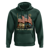 250 Years of Liberty Hoodie US 250th Anniversary Semiquincentennial 2026 Patriotic - Wonder Print Shop