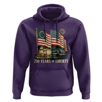 250 Years of Liberty Hoodie US 250th Anniversary Semiquincentennial 2026 Patriotic - Wonder Print Shop