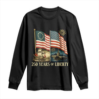 250 Years of Liberty Long Sleeve Shirt US 250th Anniversary Semiquincentennial 2026 Patriotic - Wonder Print Shop