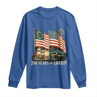 250 Years of Liberty Long Sleeve Shirt US 250th Anniversary Semiquincentennial 2026 Patriotic - Wonder Print Shop