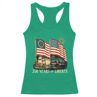 250 Years of Liberty Racerback Tank Top US 250th Anniversary Semiquincentennial 2026 Patriotic - Wonder Print Shop