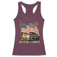 250 Years of Liberty Racerback Tank Top US 250th Anniversary Semiquincentennial 2026 Patriotic - Wonder Print Shop