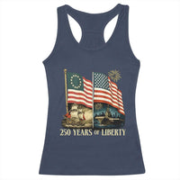 250 Years of Liberty Racerback Tank Top US 250th Anniversary Semiquincentennial 2026 Patriotic - Wonder Print Shop
