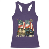 250 Years of Liberty Racerback Tank Top US 250th Anniversary Semiquincentennial 2026 Patriotic - Wonder Print Shop