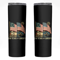 250 Years of Liberty Skinny Tumbler US 250th Anniversary Semiquincentennial 2026 Patriotic - Wonder Print Shop