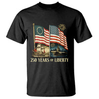 250 Years of Liberty T Shirt US 250th Anniversary Semiquincentennial 2026 Patriotic - Wonder Print Shop