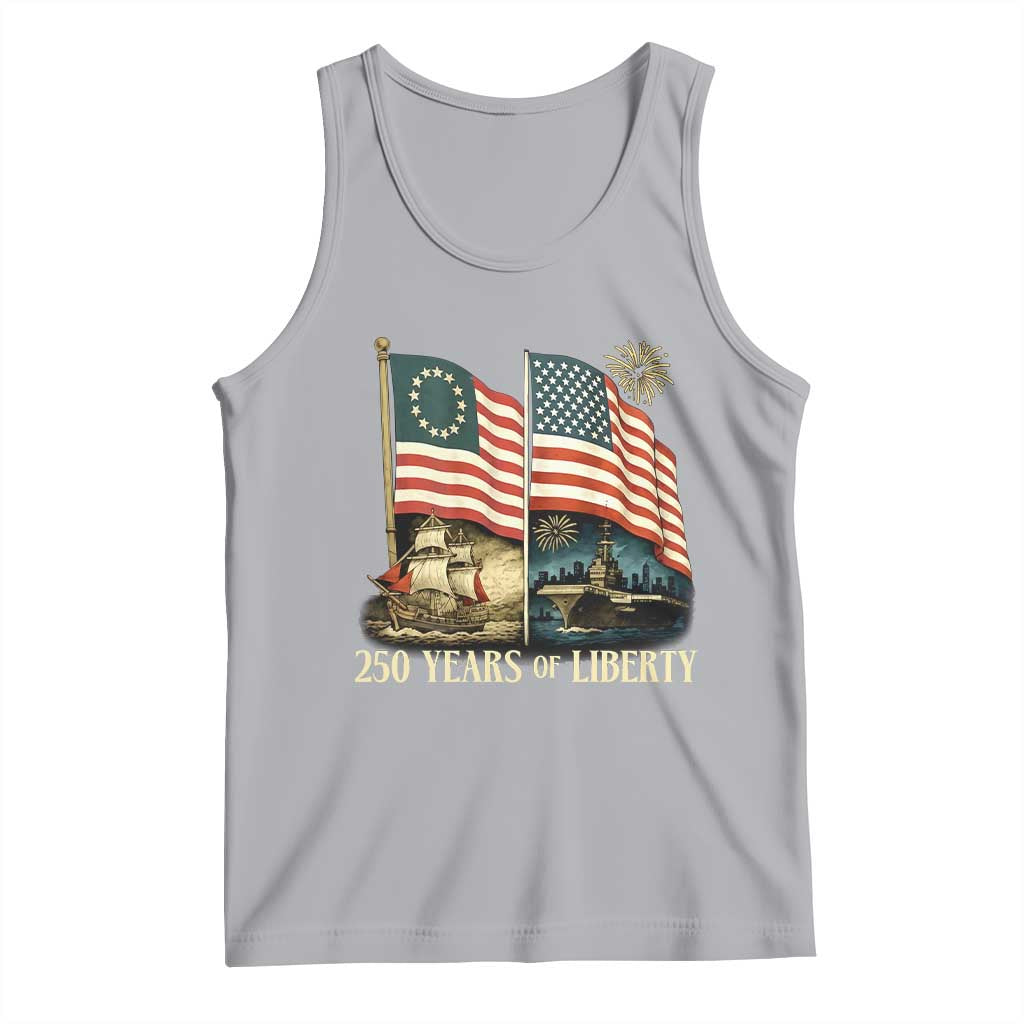 250 Years of Liberty Tank Top US 250th Anniversary Semiquincentennial 2026 Patriotic - Wonder Print Shop