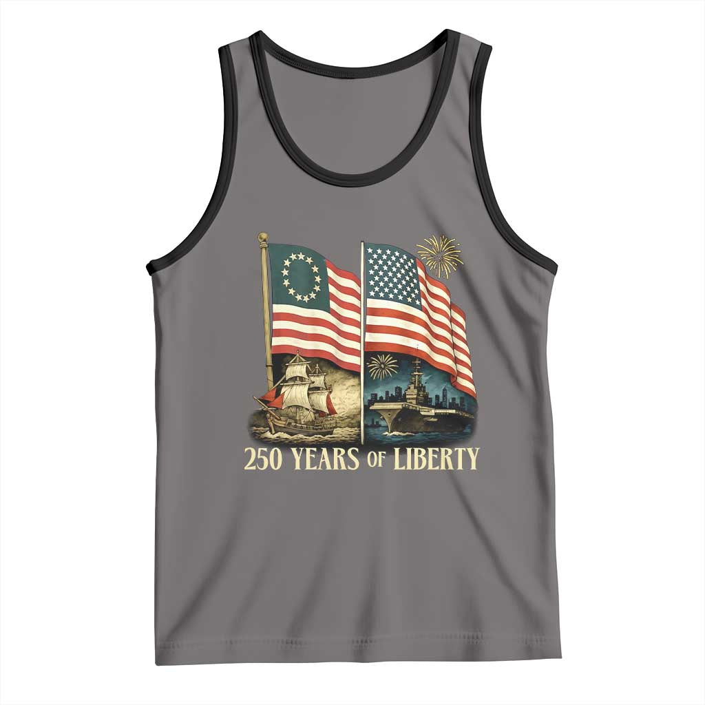 250 Years of Liberty Tank Top US 250th Anniversary Semiquincentennial 2026 Patriotic - Wonder Print Shop