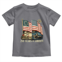 250 Years of Liberty Toddler T Shirt US 250th Anniversary Semiquincentennial 2026 Patriotic - Wonder Print Shop