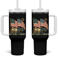 250 Years of Liberty Tumbler With Handle US 250th Anniversary Semiquincentennial 2026 Patriotic - Wonder Print Shop