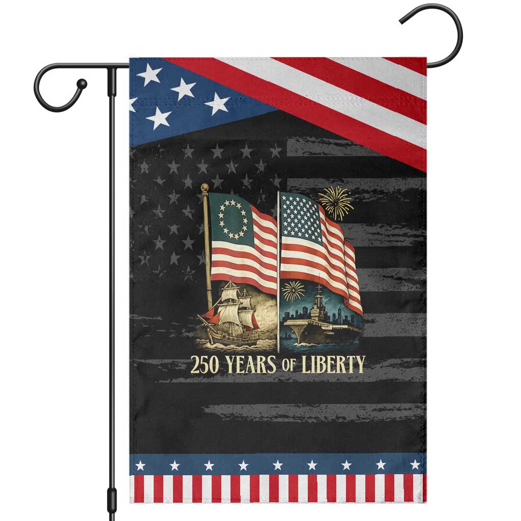 250 Years of Liberty Garden Flag US 250th Anniversary Semiquincentennial 2026 Patriotic