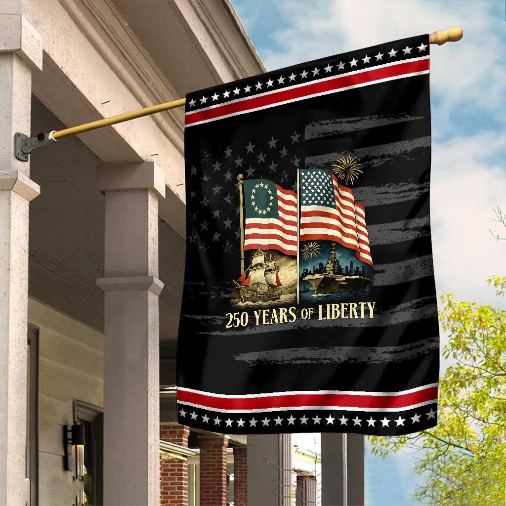 250 Years of Liberty Garden Flag US 250th Anniversary Semiquincentennial 2026 Patriotic