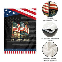250 Years of Liberty Garden Flag US 250th Anniversary Semiquincentennial 2026 Patriotic