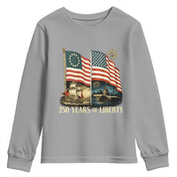 250 Years of Liberty Youth Sweatshirt US 250th Anniversary Semiquincentennial 2026 Patriotic - Wonder Print Shop