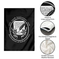 250 Years Declaration of Independence Garden Flag US 250th Anniversary Semiquincentennial 2026 Patriotic - Wonder Print Shop