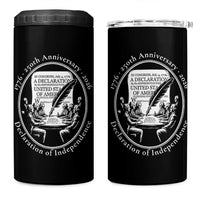 250 Years Declaration of Independence 4 in 1 Can Cooler Tumbler US 250th Anniversary Semiquincentennial 2026 Patriotic - Wonder Print Shop