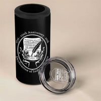 250 Years Declaration of Independence 4 in 1 Can Cooler Tumbler US 250th Anniversary Semiquincentennial 2026 Patriotic - Wonder Print Shop