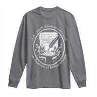 250 Years Declaration of Independence Long Sleeve Shirt US 250th Anniversary Semiquincentennial 2026 Patriotic - Wonder Print Shop