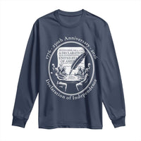 250 Years Declaration of Independence Long Sleeve Shirt US 250th Anniversary Semiquincentennial 2026 Patriotic - Wonder Print Shop