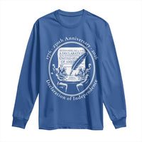 250 Years Declaration of Independence Long Sleeve Shirt US 250th Anniversary Semiquincentennial 2026 Patriotic - Wonder Print Shop