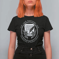 250 Years Declaration of Independence T Shirt For Women US 250th Anniversary Semiquincentennial 2026 Patriotic - Wonder Print Shop