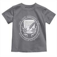 250 Years Declaration of Independence Toddler T Shirt US 250th Anniversary Semiquincentennial 2026 Patriotic - Wonder Print Shop