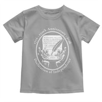 250 Years Declaration of Independence Toddler T Shirt US 250th Anniversary Semiquincentennial 2026 Patriotic - Wonder Print Shop