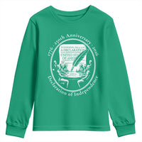250 Years Declaration of Independence Youth Sweatshirt US 250th Anniversary Semiquincentennial 2026 Patriotic - Wonder Print Shop