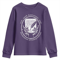 250 Years Declaration of Independence Youth Sweatshirt US 250th Anniversary Semiquincentennial 2026 Patriotic - Wonder Print Shop