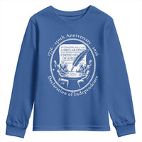 250 Years Declaration of Independence Youth Sweatshirt US 250th Anniversary Semiquincentennial 2026 Patriotic - Wonder Print Shop