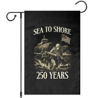 Military Navy 250th Anniversary Garden Flag Sea To Shore 250 Years - Wonder Print Shop