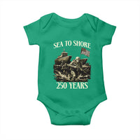 Military Navy 250th Anniversary Baby Onesie Sea To Shore 250 Years - Wonder Print Shop