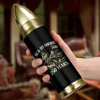 Military Navy 250th Anniversary Bullet Tumbler Sea To Shore 250 Years - Wonder Print Shop