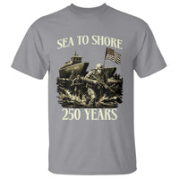 Military Navy 250th Anniversary T Shirt Sea To Shore 250 Years - Wonder Print Shop