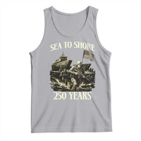 Military Navy 250th Anniversary Tank Top Sea To Shore 250 Years - Wonder Print Shop