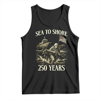 Military Navy 250th Anniversary Tank Top Sea To Shore 250 Years - Wonder Print Shop