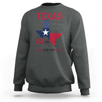 Texas Proud 250 Years Sweatshirt American Made 1776 to 2026 Semiquincentennial - Wonder Print Shop