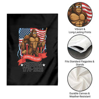 Patriotic Bigfoot US 250th Anniversary Garden Flag Sasquatch Celebrating 250 Years of Freedom 1776 to 2026 - Wonder Print Shop