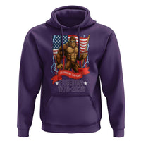 Patriotic Bigfoot US 250th Anniversary Hoodie Sasquatch Celebrating 250 Years of Freedom 1776 to 2026 - Wonder Print Shop