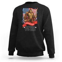 Patriotic Bigfoot US 250th Anniversary Sweatshirt Sasquatch Celebrating 250 Years of Freedom 1776 to 2026 - Wonder Print Shop