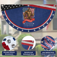 American Bigfoot US 250th Anniversary Patriotic Fan Flag Sasquatch Celebrating 250 Years of Freedom 1776 to 2026