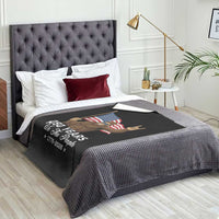 250 Years We The People Bigfoot Throw Blanket Funny Patriotic 1776 to 2026 US Semiquincentennial - Wonder Print Shop