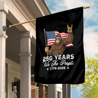250 Years We The People Bigfoot Garden Flag Funny Patriotic 1776 to 2026 US Semiquincentennial - Wonder Print Shop