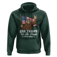 250 Years We The People Bigfoot Hoodie Funny Patriotic 1776 to 2026 US Semiquincentennial - Wonder Print Shop