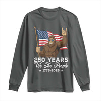 250 Years We The People Bigfoot Long Sleeve Shirt Funny Patriotic 1776 to 2026 US Semiquincentennial - Wonder Print Shop