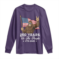 250 Years We The People Bigfoot Long Sleeve Shirt Funny Patriotic 1776 to 2026 US Semiquincentennial - Wonder Print Shop